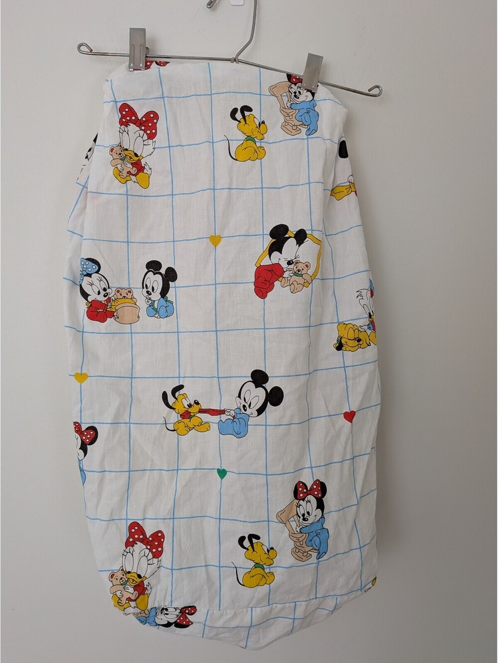 vintage 1984 Dundee Disney Baby hanging diaper stacker Vtg Mickey mouse minnie